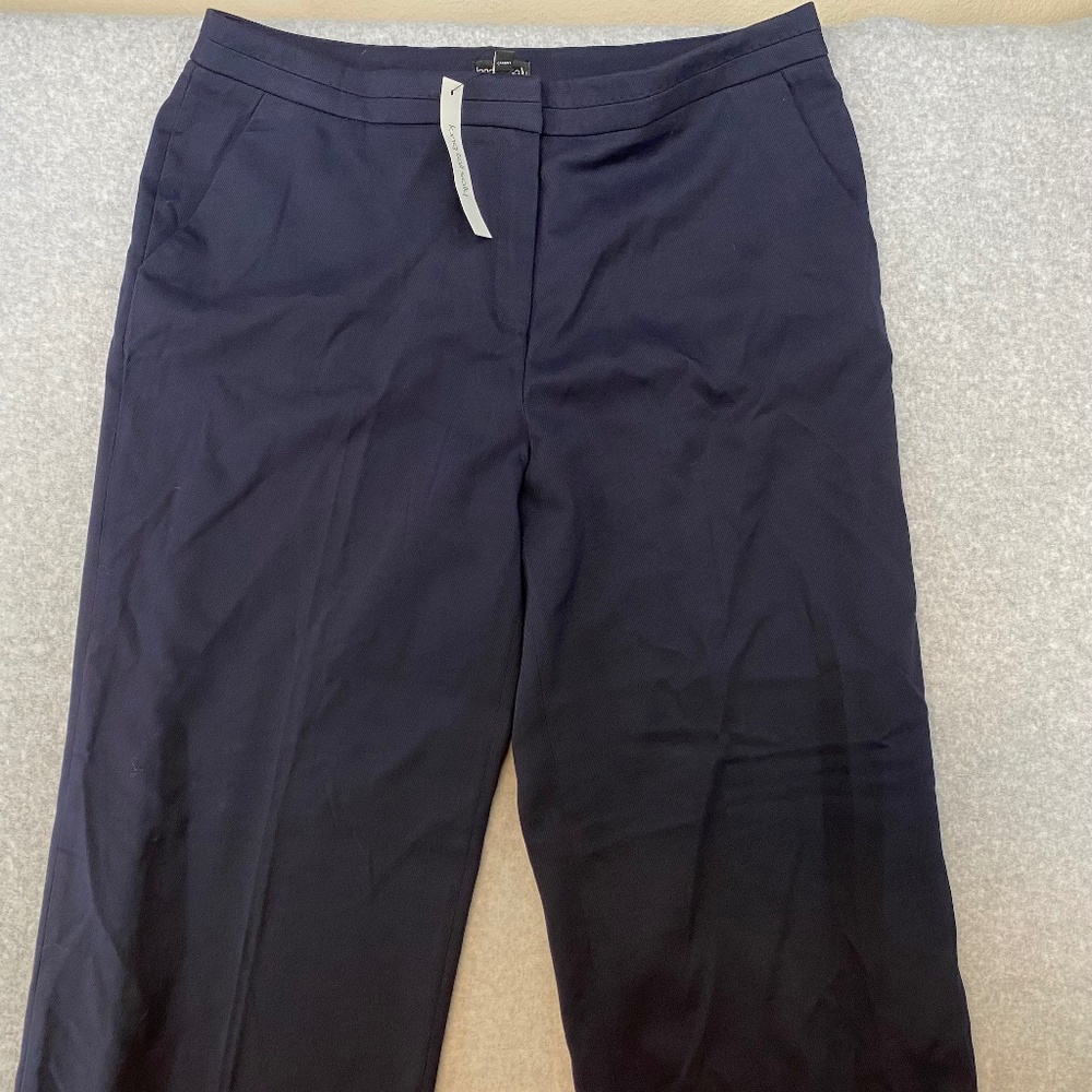 New! Long Tall Sally Size 18 US Navy Blue Versatile Wide Leg Trouser